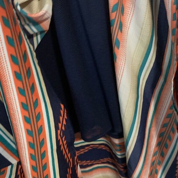 Maeve Anthropologie Strapless Hi-Low Dress Striped - Picture 7 of 8